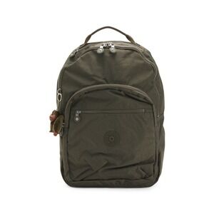 KIPLING KI9137 Nylon Seoul Backpack Field Green Multiple Interior Pockets Unisex